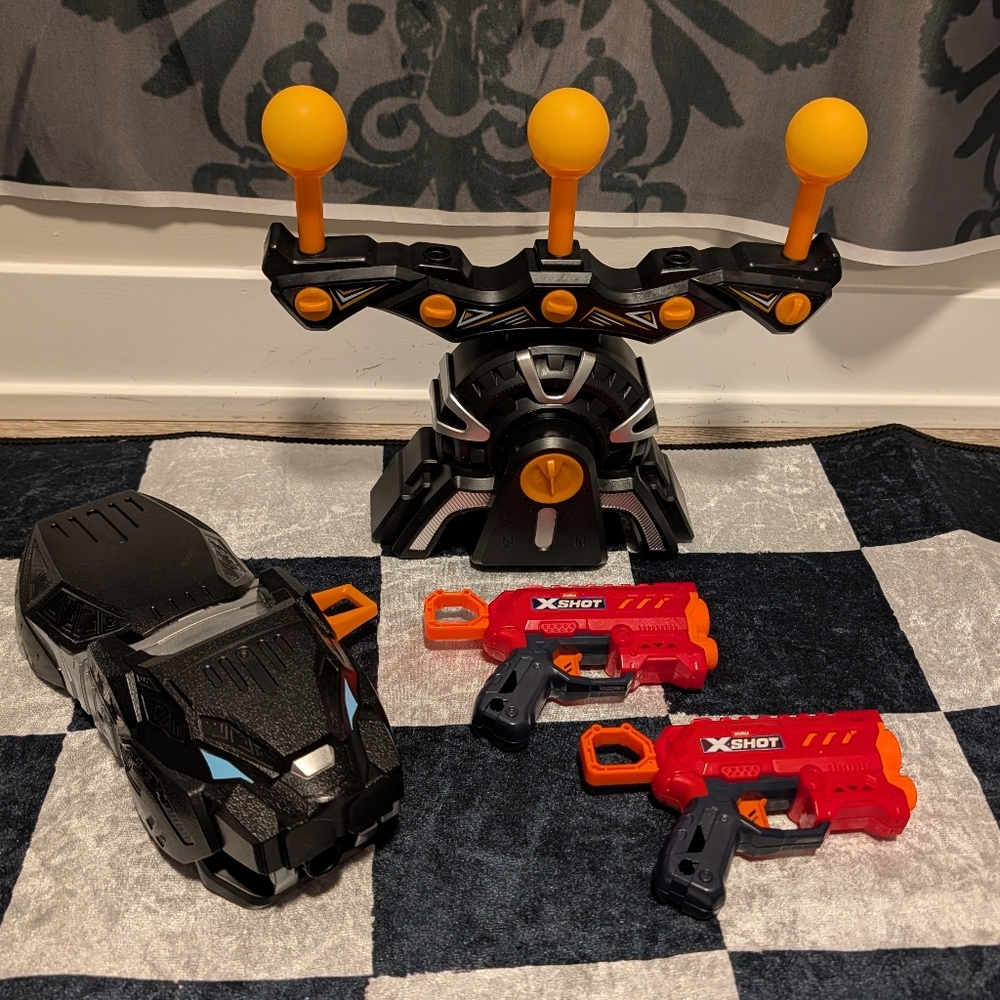 Nerf / X-Shot / Hover Shot Target Practice Toy Lot